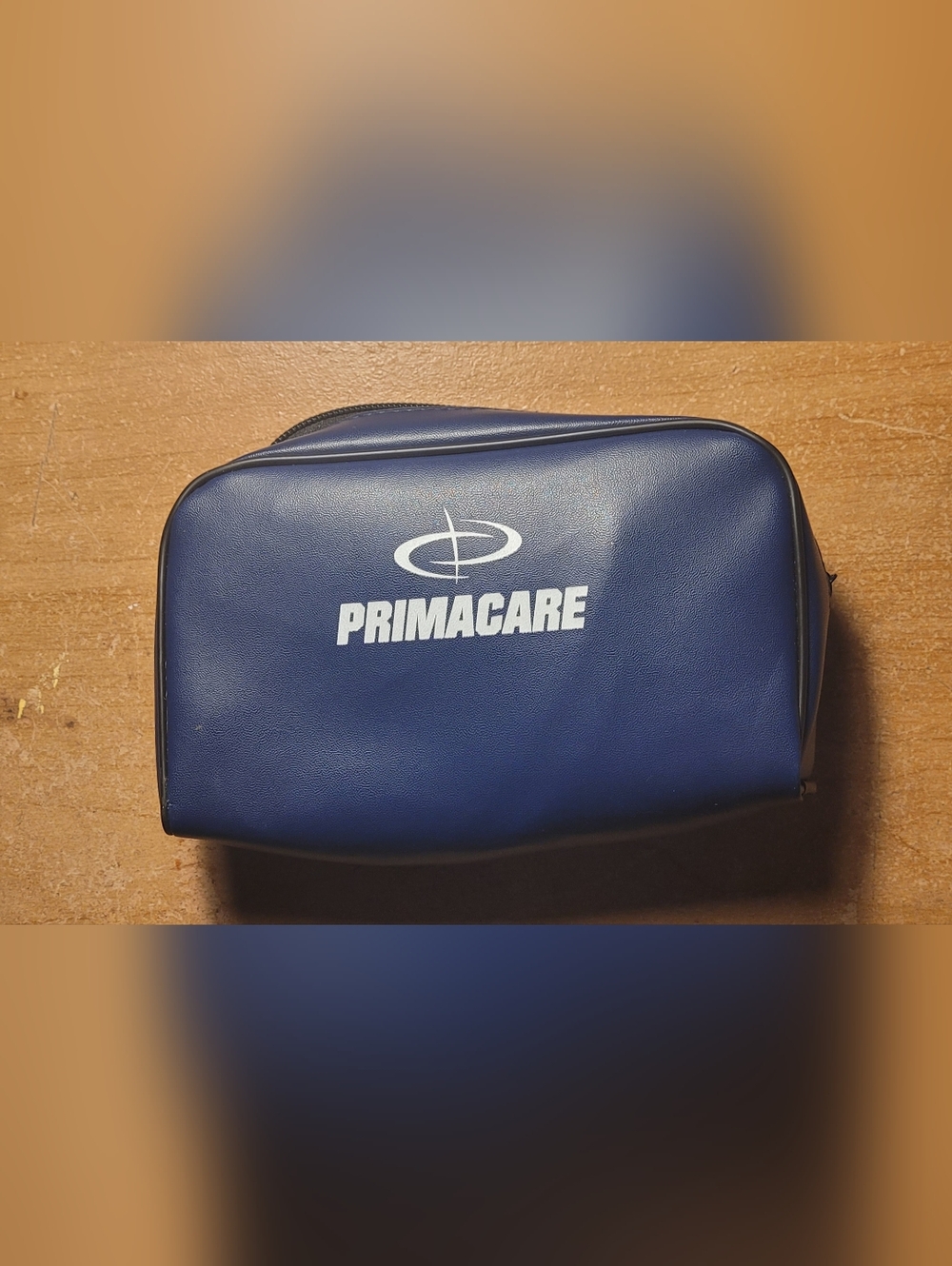 Primacare Navy Medical Pouch with White Logo Blood Pressure Cuff
